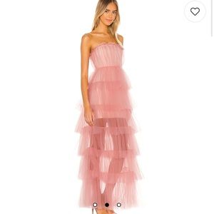 XS Lovers and Friends Bobbit Gown - Blush Pink - from Revolve